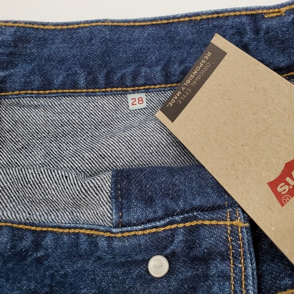 🎁💜Levi's A-Line Button Front Jean Skirt - Picture 7 of 7